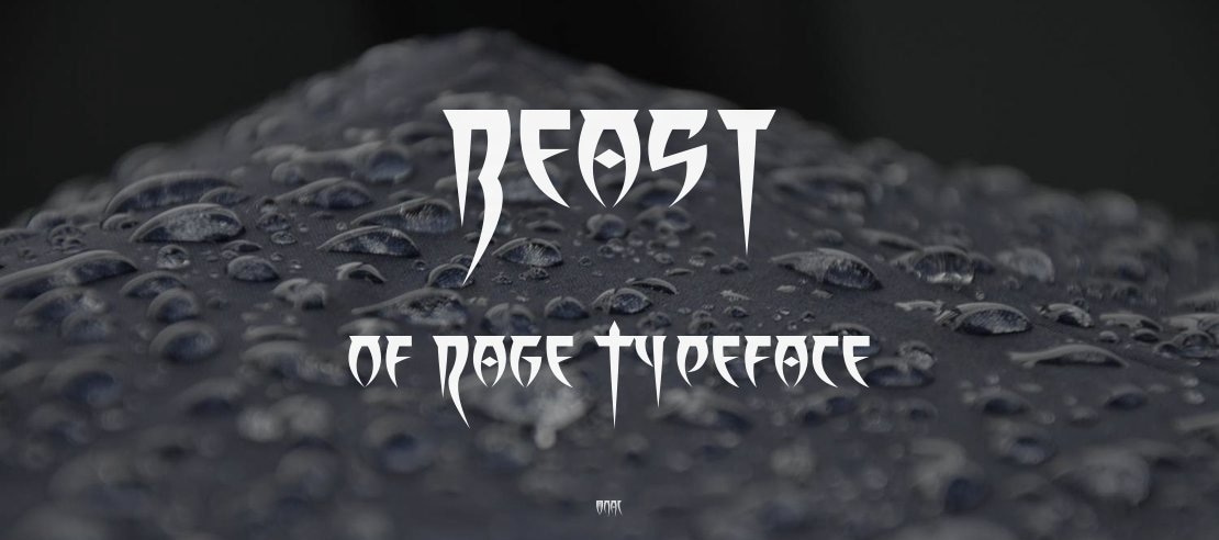 Beast of Rage Font