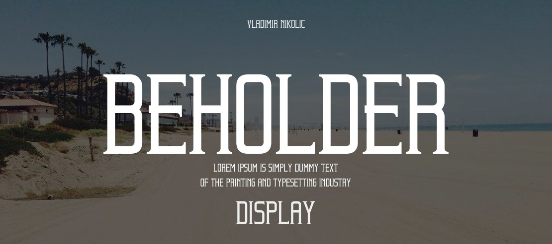 Beholder Font Family