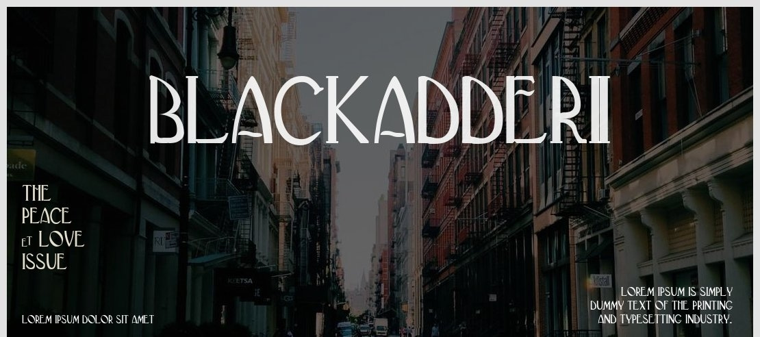 BlackAdderII Font