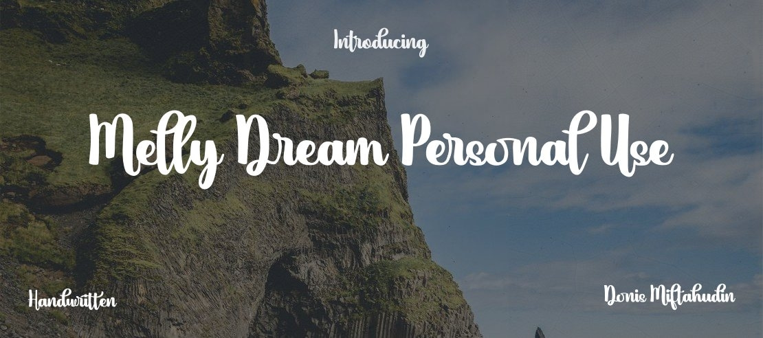 Melly Dream Personal Use Font