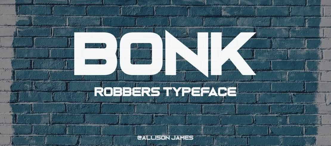 Bonk Robbers Font