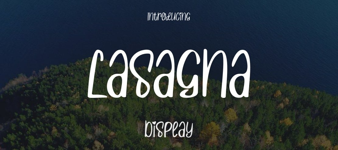 Lasagna Font