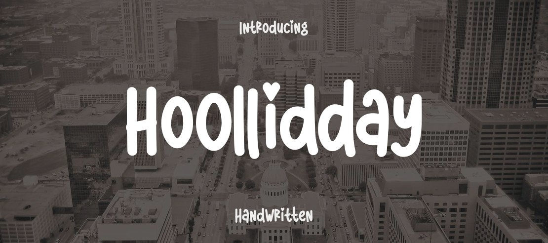 Hoollidday Font