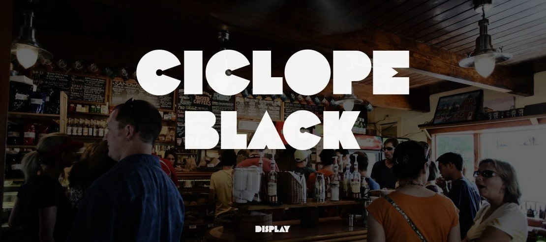 Ciclope Black Font Family