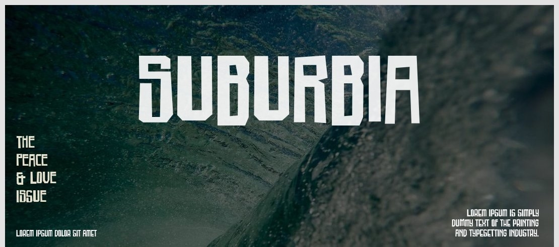 SUBURBIA Font