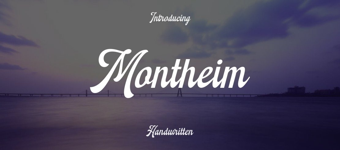 Montheim Font