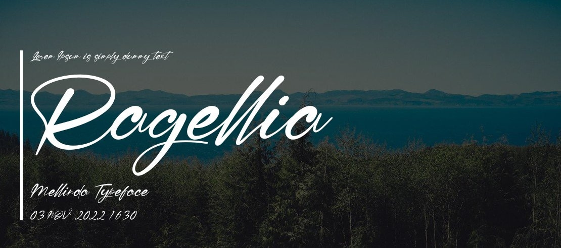 Ragellia Mellinda Font