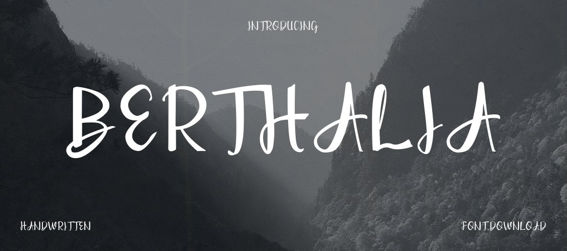 Berthalia Font