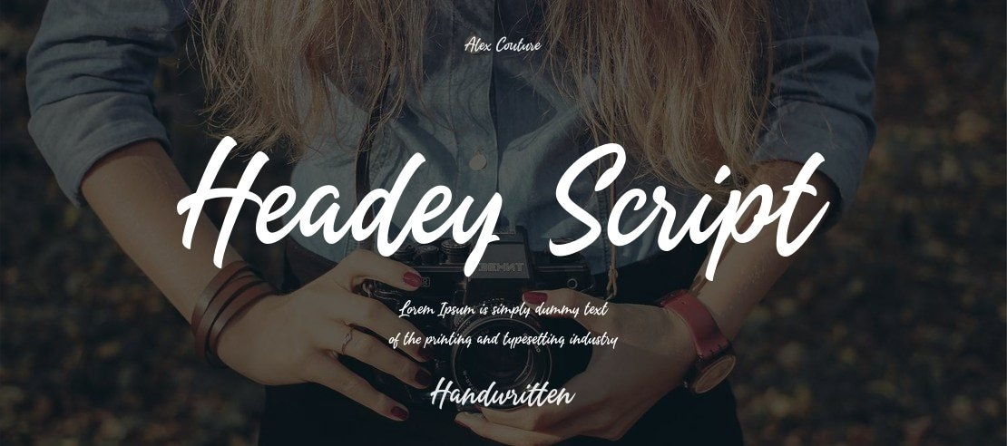 Headey Script Font