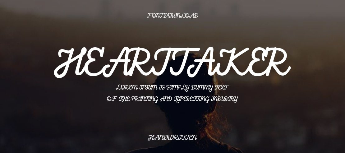 Hearttaker Font