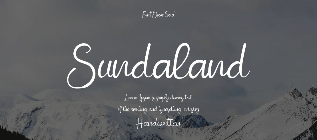 Sundaland Font