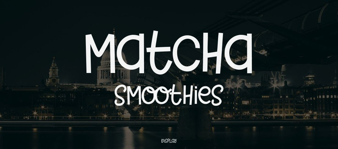 Matcha Smoothies Font