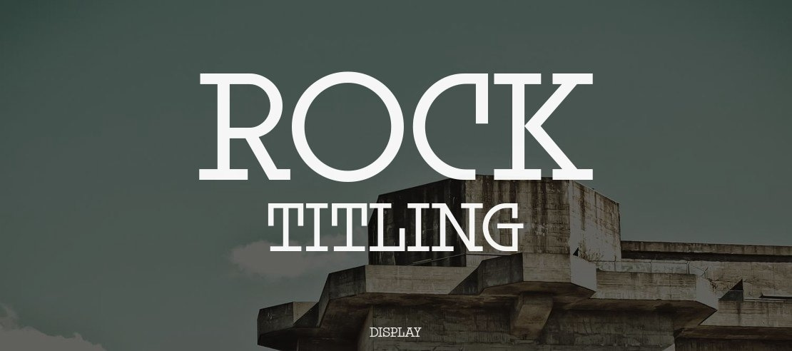 Rock Titling Font Family