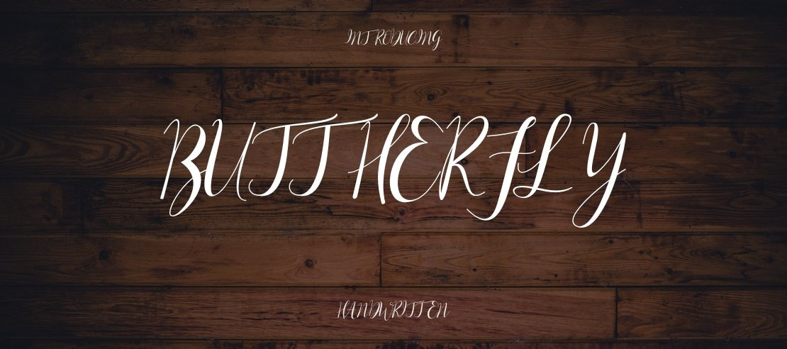 Buttherfly Font