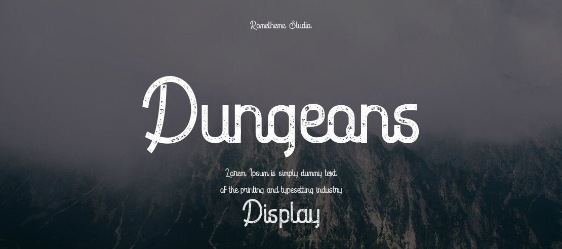 Dungeons Font