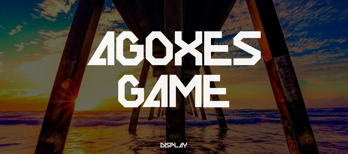 AGOXES GAME Font