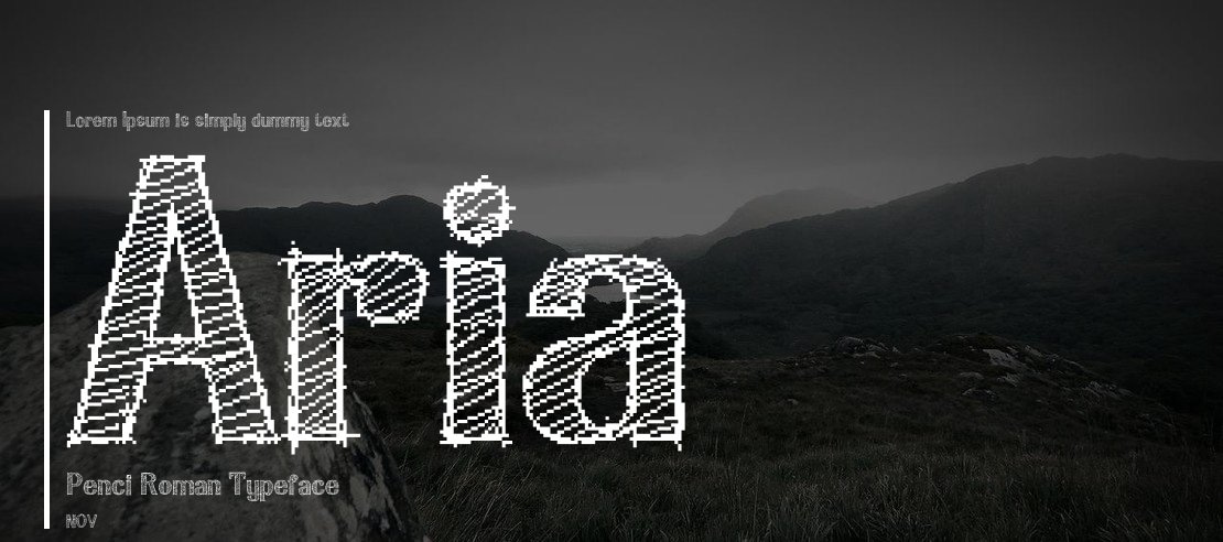 Aria Penci Roman Font