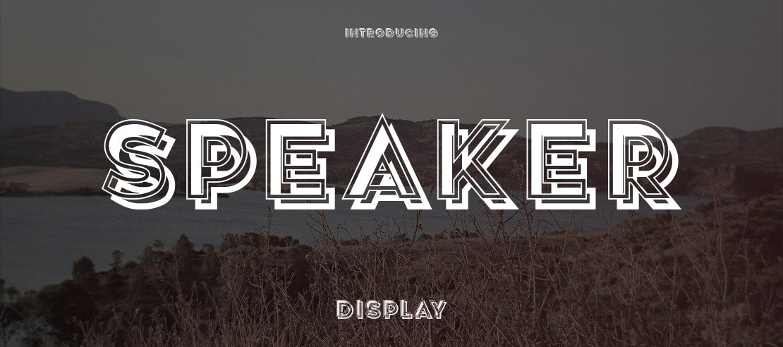 Speaker Font