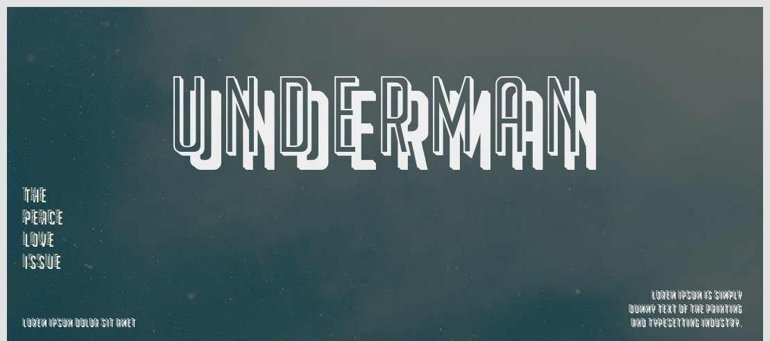 Underman Font Family