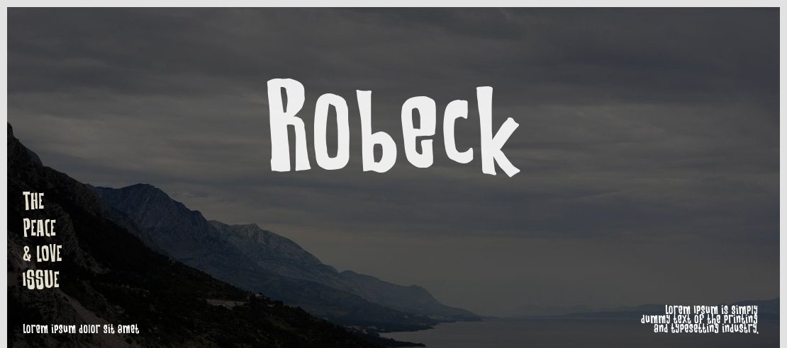 Robeck Font