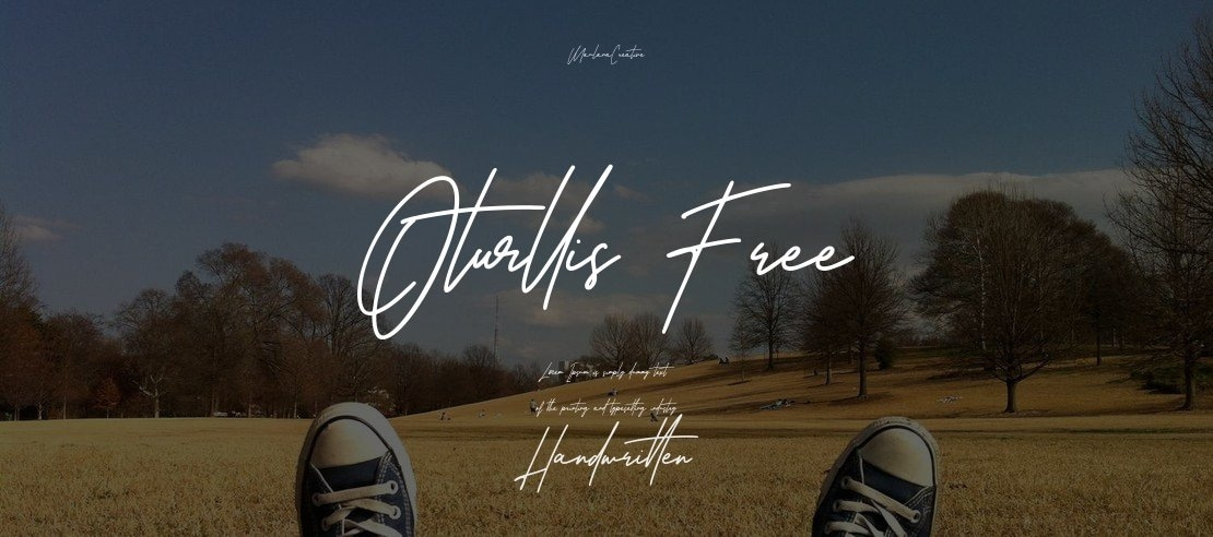 Oturllis Free Font