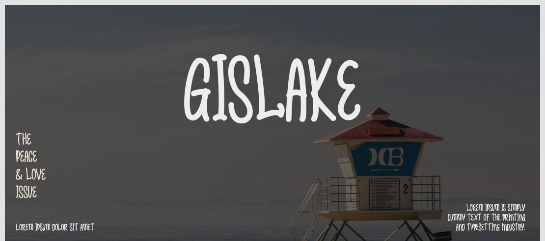 Gislake Font