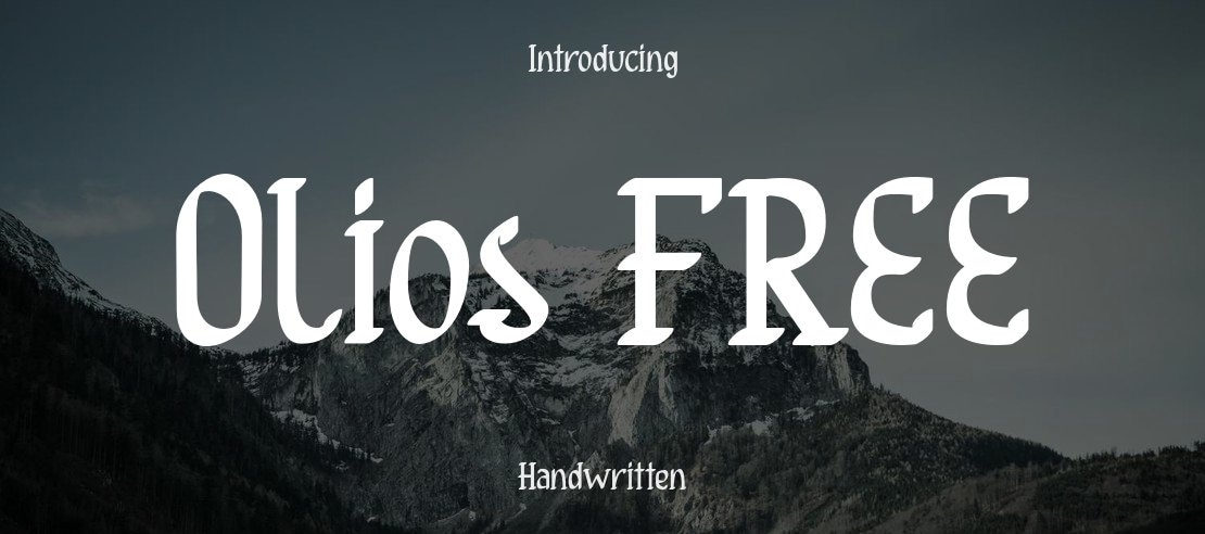 Olios FREE Font