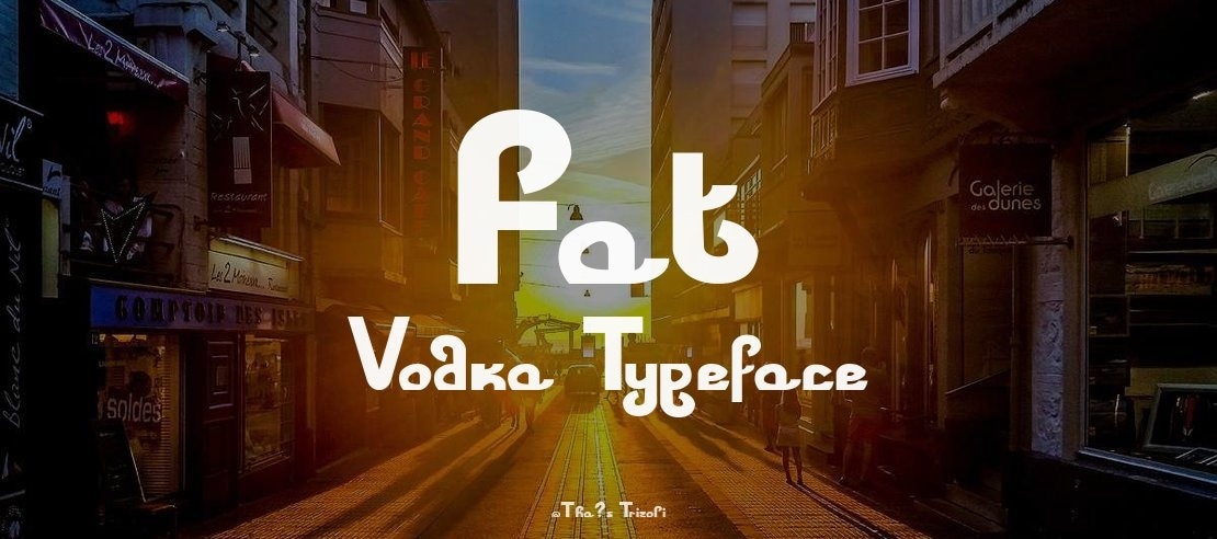 Fat Vodka Font