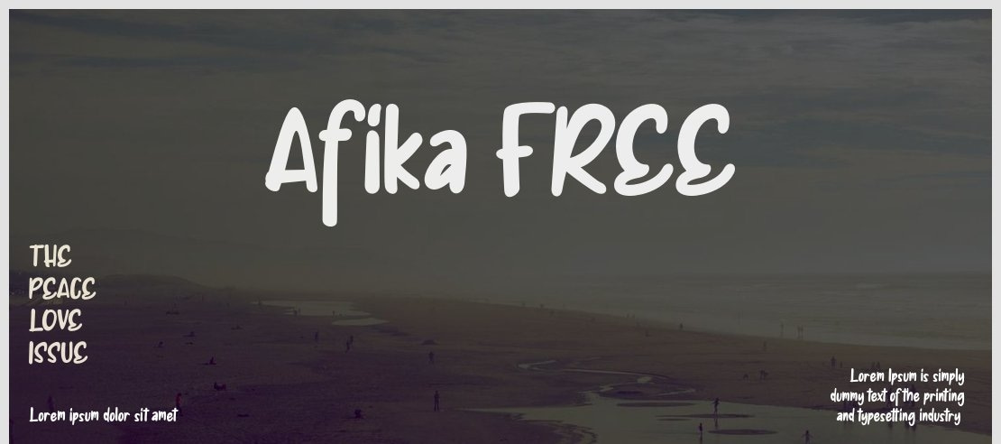 Afika FREE Font