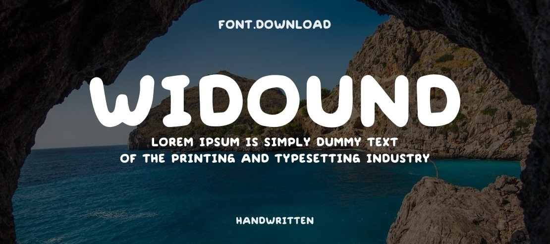 Widound Font