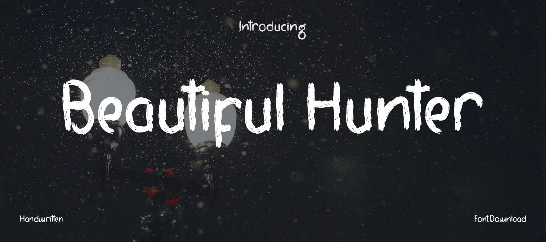 Beautiful Hunter Font