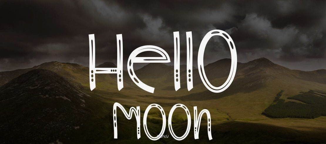 Hello Moon Font