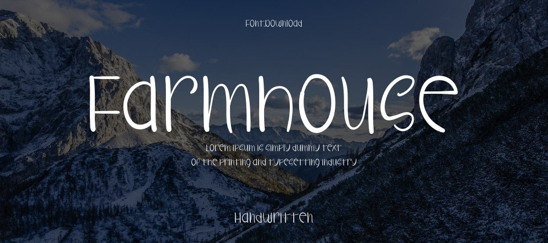 Farmhouse Font