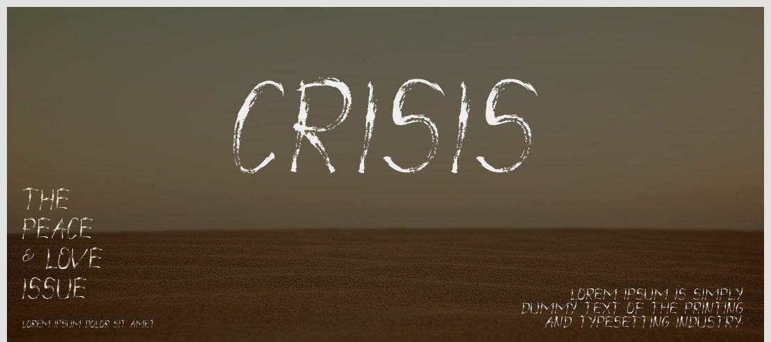 Crisis Font