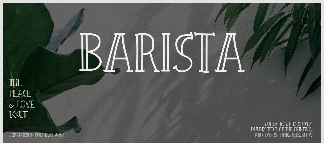 Barista Font