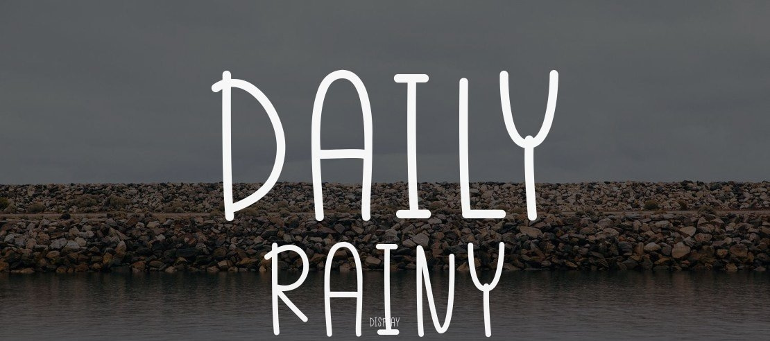 Daily Rainy Font