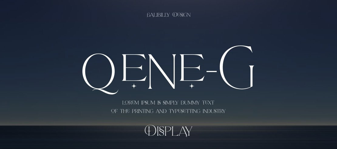 Qene-G Font Family