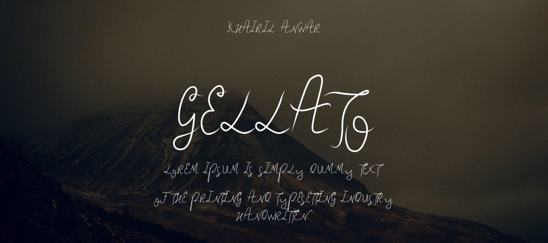 Gellato Font