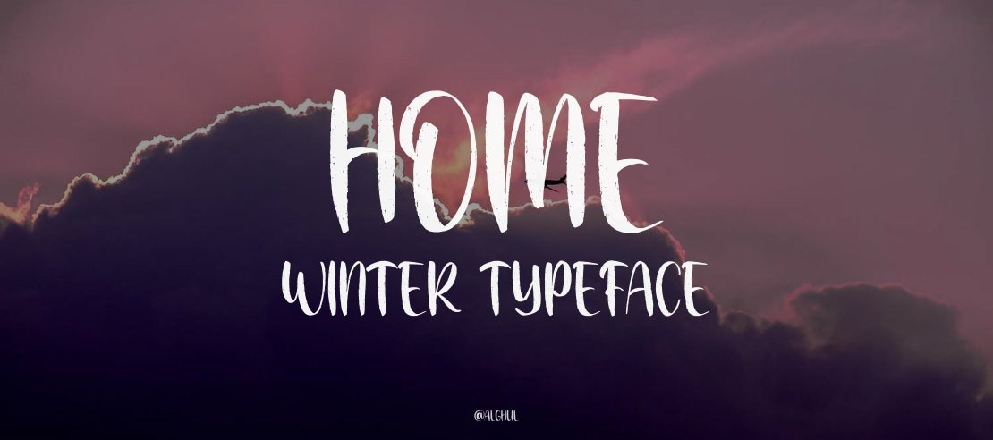 Home Winter Font
