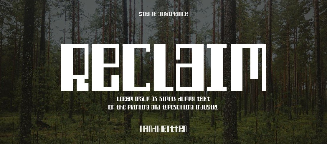 Reclaim Font