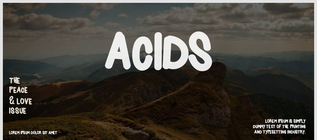 Acids Font