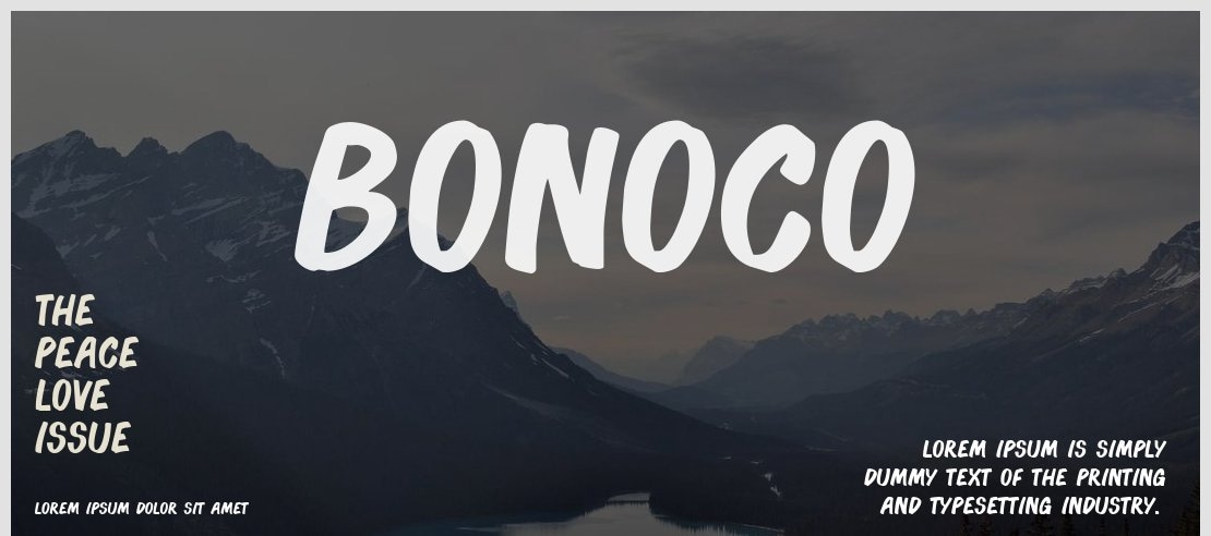 Bonoco Font