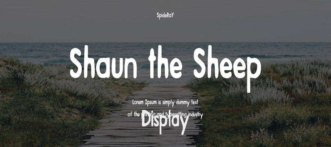 Shaun the Sheep Font