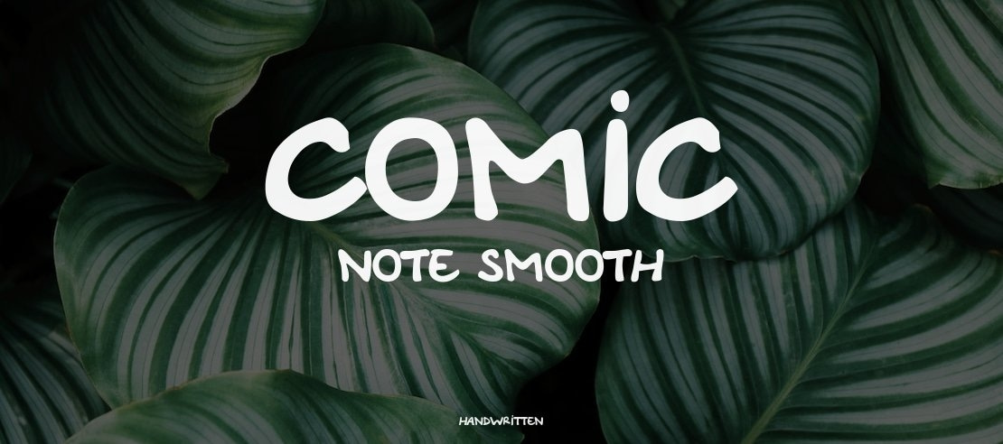 Comic Note Smooth Font