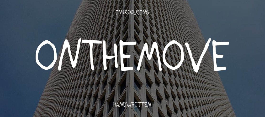 onthemove Font