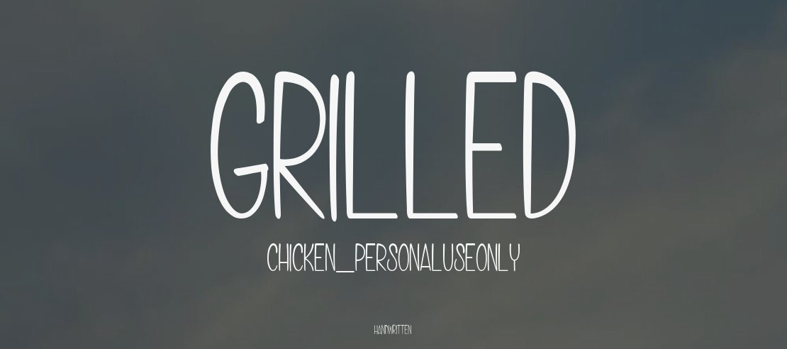 Grilled Chicken_PersonalUseOnly Font