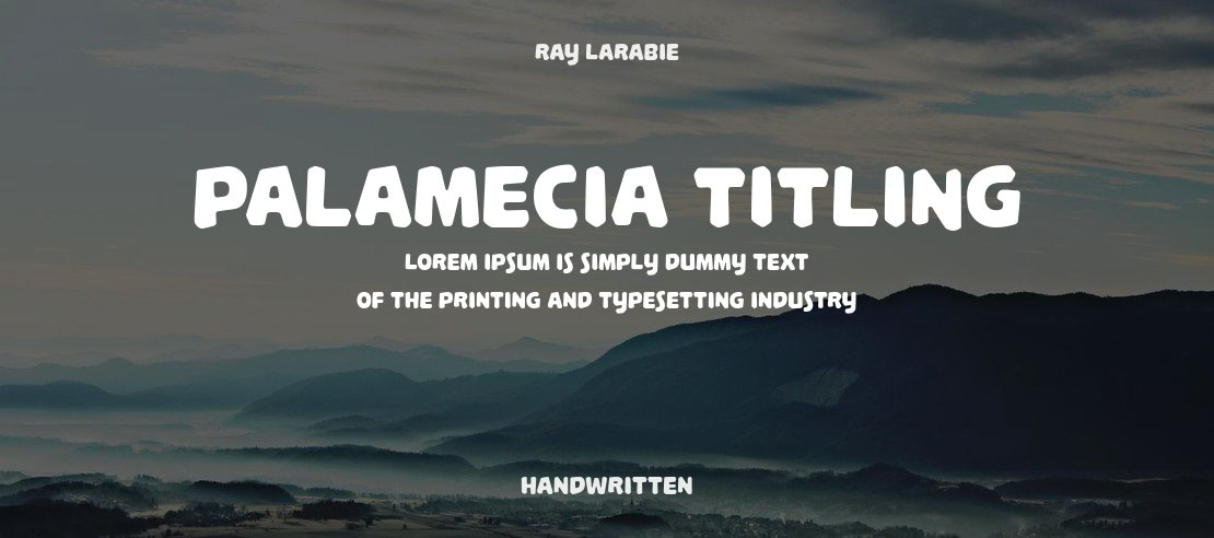 Palamecia Titling Font