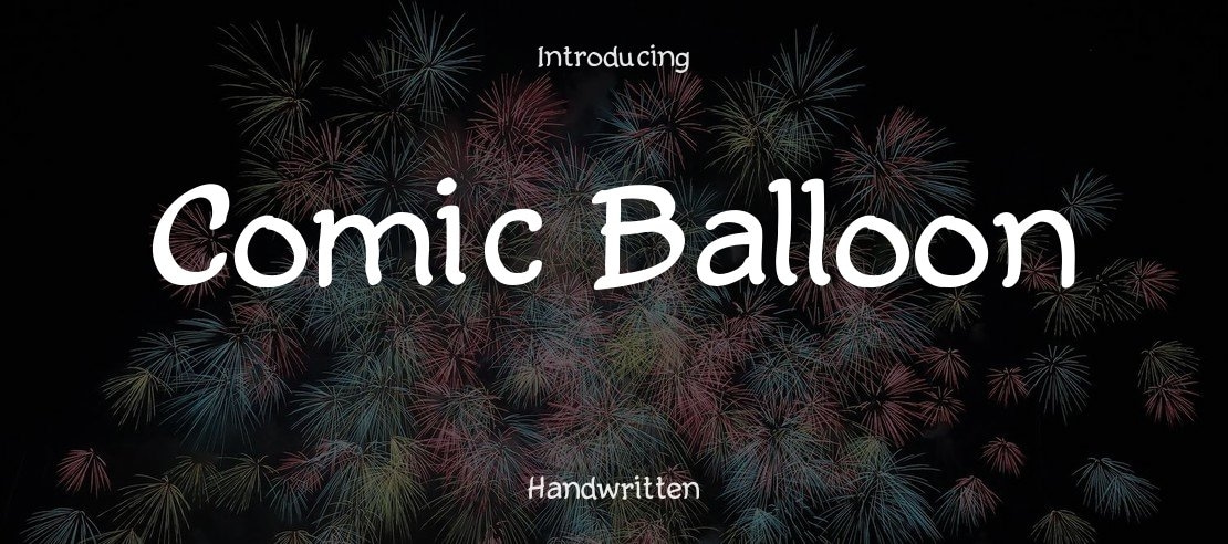 Comic Balloon Font