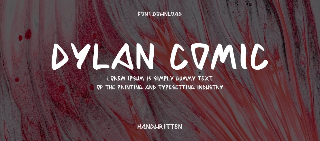 Dylan Comic Font