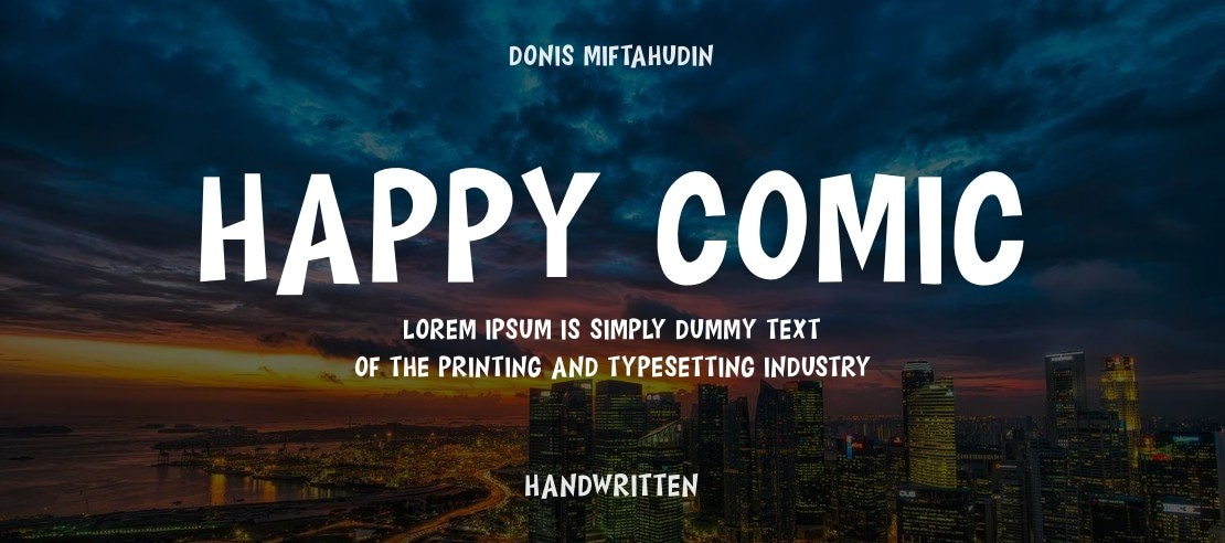 HAPPY COMIC Font